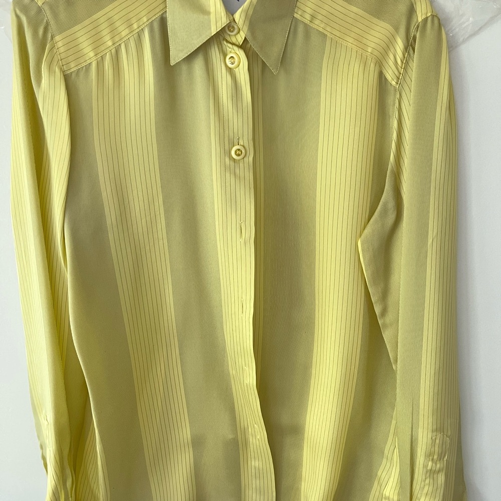 Escada Light Yellow Shirt